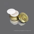 15g 20g 30g empty gold round ready to ship double wall acrylic cream jar 20ml 50ml plastic gold fancy lotion bottles